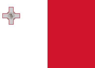 Maltese Flag of Malta