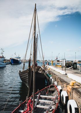 Docks in Varberg Sweden