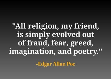 Edgar Allan Poe quote 