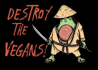 Anti Vegan Ninja  No Vegan