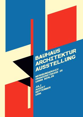 Minimalist Bauhaus Poster