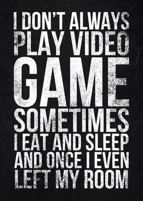 play video game