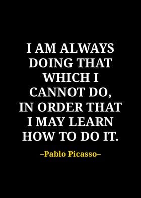 Pablo Picasso quote