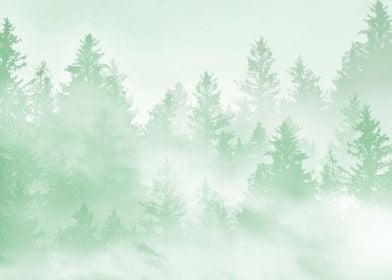 Soft Green Forest Dream 1