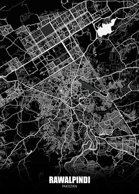 Rawalpindi Pakistan Map