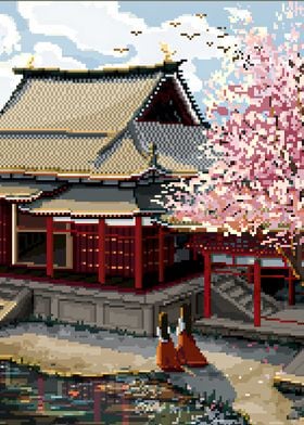 Pixel Japan art