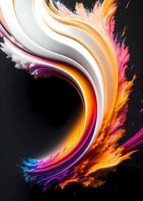 Abstract colorful Poster