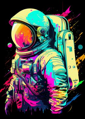 Asstronaut Pop art