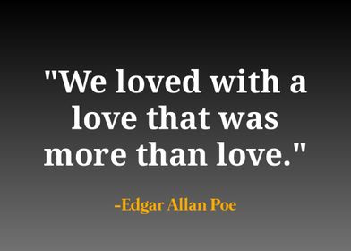 Edgar Allan Poe quote 