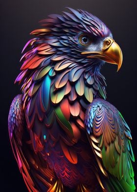 Soaring Eagle in Color