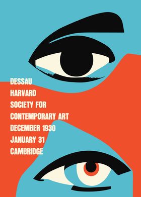 Bauhaus Eyes Poster