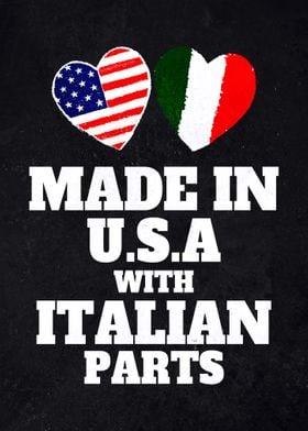 MADE IN USA WITH ITALIAN