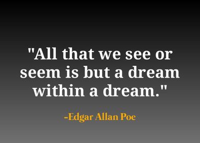 Edgar Allan Poe quote 