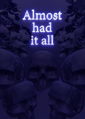 Almost Violet 3D Quote