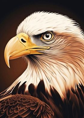 Painting Oil Eagle