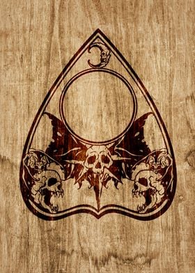 Ouija bat planchette