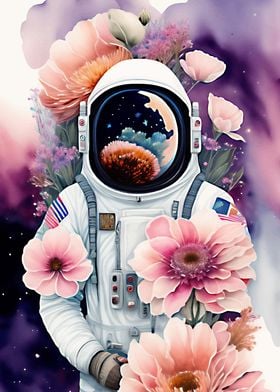 floral Astronaut