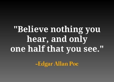 Edgar Allan Poe quote 