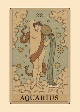Aquarius Tarot Card 