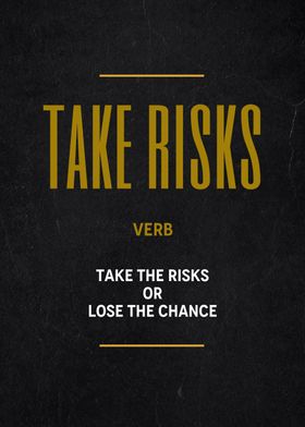 take risks definition