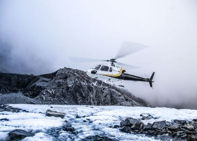 AS350B Helicopter Landing