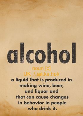 Alcohol Dictionary