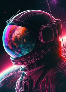 Neon Astronaut