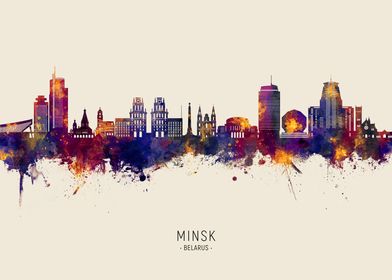 Minsk Skyline Belarus