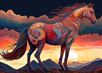 Horse Art Series Style 1