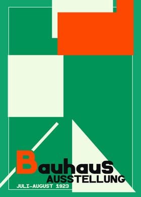 Green Bauhaus Poster