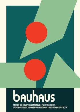 Abstract Bauhaus Poster