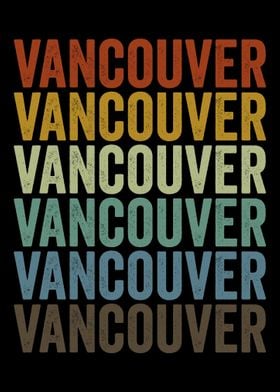 Vancouver Canada Retro