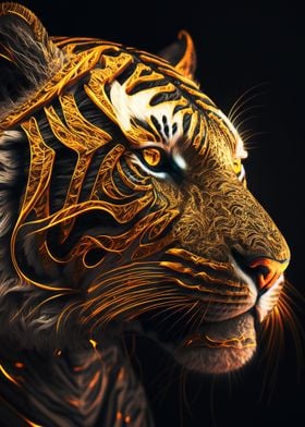 Portrait Mystic Tiger