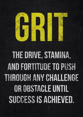 Grit definition