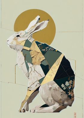 Elegant abstract Rabbit 1