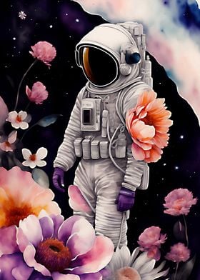 floral Astronaut