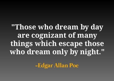 Edgar Allan Poe quote 