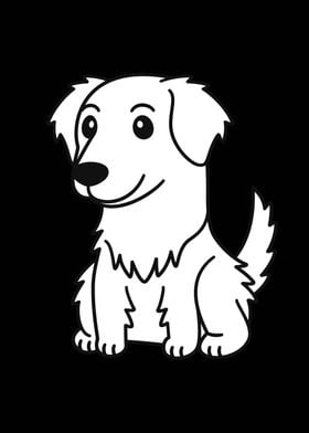 Great Pyrenees Cartoon 