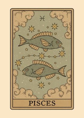 Pisces Tarot Card 