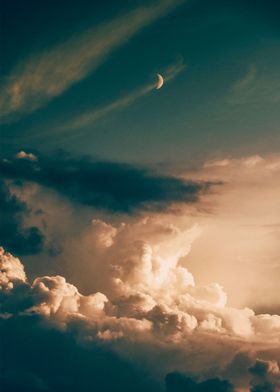 Epic Moon Clouds