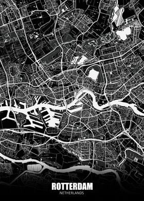 Rotterdam Netherlands Map