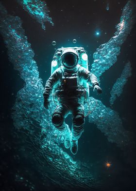 Astronauts Swimming Pool