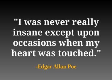 Edgar Allan Poe quote 