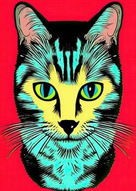 Pop Art Cat xx