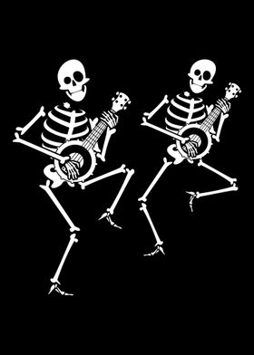 Skeletons playing Banjos