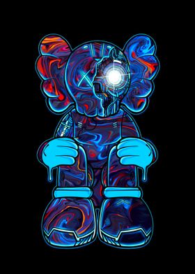 Neon kaws