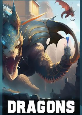 Cute Fantasy Dragons Edge