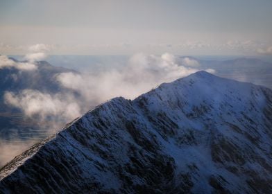 Scenic mountain edge