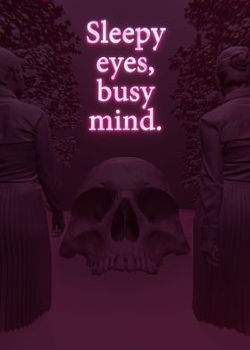 Sleepy Pink 3D Quote 