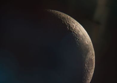 Moon shots from telescope